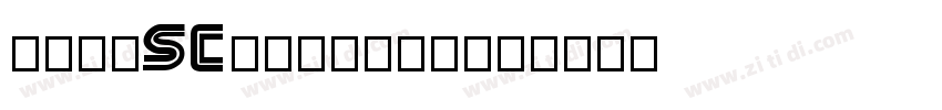 logoSCboundsans字体转换