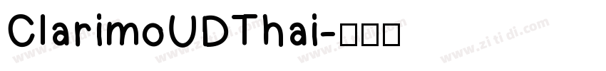 ClarimoUDThai字体转换