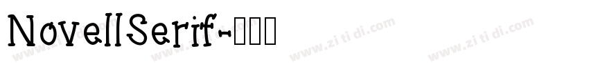 NovellSerif字体转换