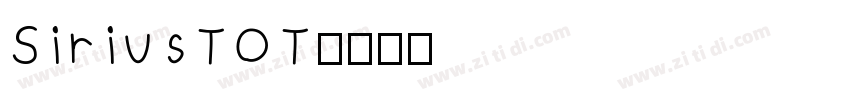 SiriusTOT字体转换