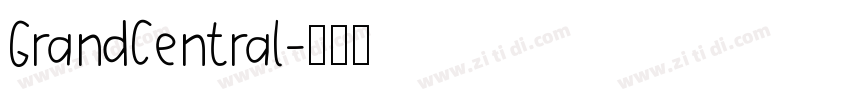 GrandCentral字体转换