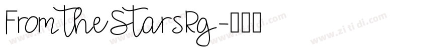 FromtheStarsRg字体转换