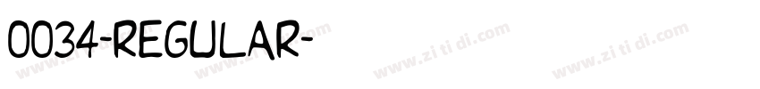 0034-regular字体转换