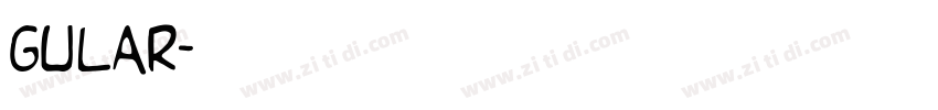 gular字体转换