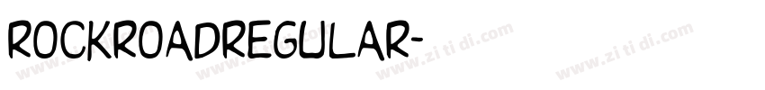 rockroadregular字体转换