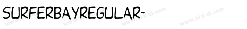 surferbayregular字体转换