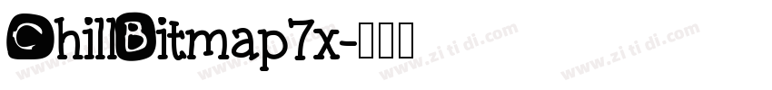 ChillBitmap7x字体转换