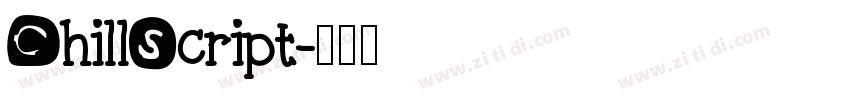 ChillScript字体转换