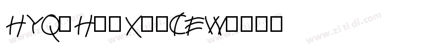 HYQiHeiX3-CEW字体转换