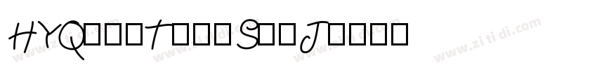 HYQuanTangShiJ字体转换