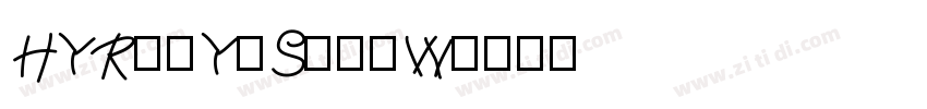 HYRuiYiSongW字体转换