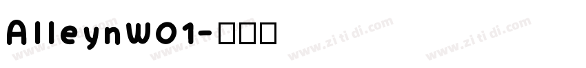 AlleynW01字体转换