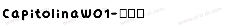 CapitolinaW01字体转换