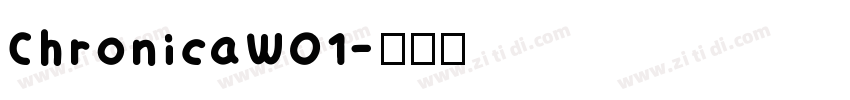 ChronicaW01字体转换