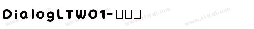 DialogLTW01字体转换