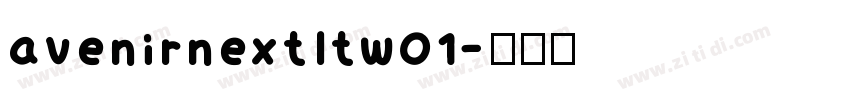 avenirnextltw01字体转换