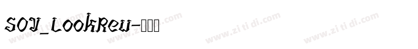 SOV_LookReu字体转换