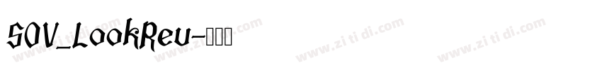 SOV_LookReu字体转换