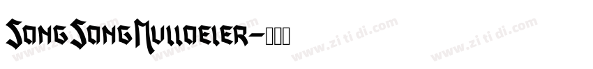 SangSangMullaeler字体转换
