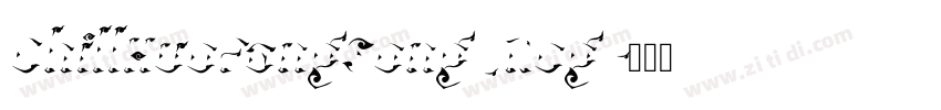 ChillHuoFangSong_Reg字体转换