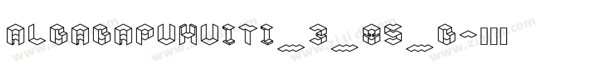 AlbabaPuHuiTi_3_85_B字体转换