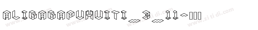 AlibabaPuHuiTi_3_11字体转换