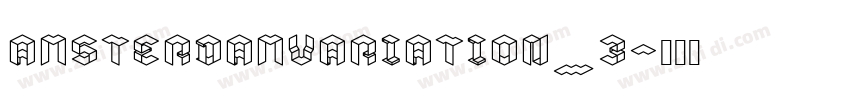 AmsterdamVariation_3字体转换