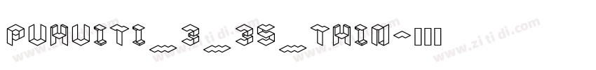 PuHuiTi_3_35_Thin字体转换