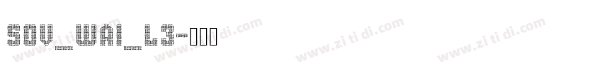 sov_wai_l3字体转换