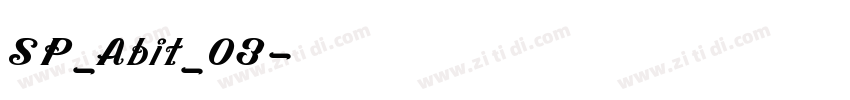 SP_Abit_03字体转换