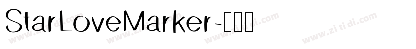 StarLoveMarker字体转换