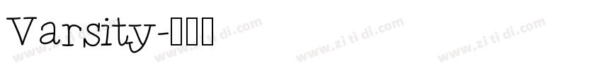 Varsity字体转换