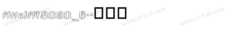 MHeiM18030_E字体转换
