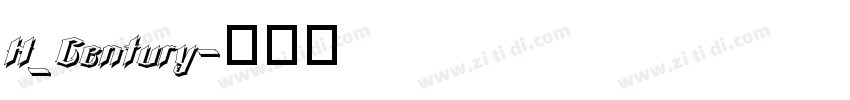 H_Century字体转换 H_Century字体转换