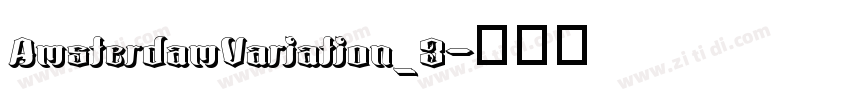 AmsterdamVariation_3字体转换