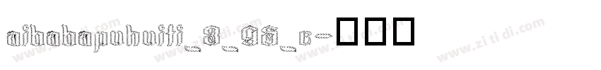 aibabapuhuiti_3_95_e字体转换