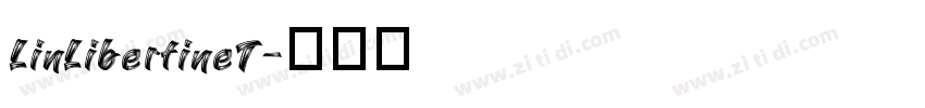 LinLibertineT字体转换