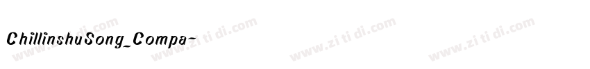 ChillinshuSong_Compa字体转换