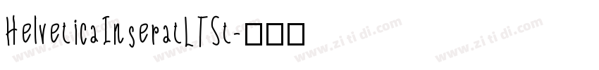 HelveticaInseratLTSt字体转换