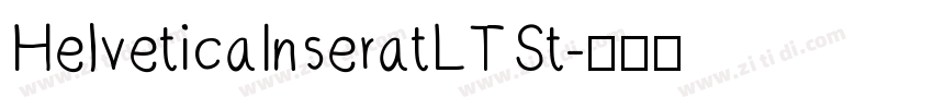 HelveticaInseratLTSt字体转换
