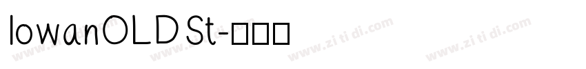 IowanOLDSt字体转换