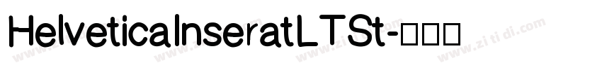 HelveticaInseratLTSt字体转换