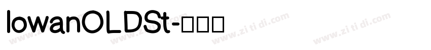 IowanOLDSt字体转换