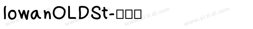 IowanOLDSt字体转换