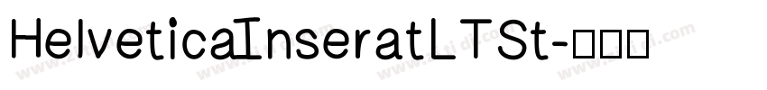 HelveticaInseratLTSt字体转换
