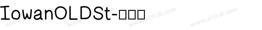 IowanOLDSt字体转换