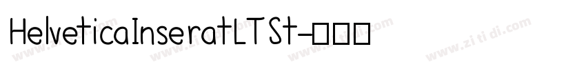 HelveticaInseratLTSt字体转换
