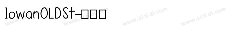 IowanOLDSt字体转换