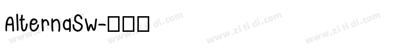 AlternaSw字体转换