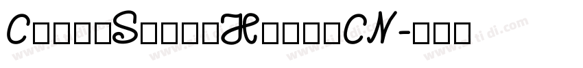 CanvaSweetHeartCN字体转换